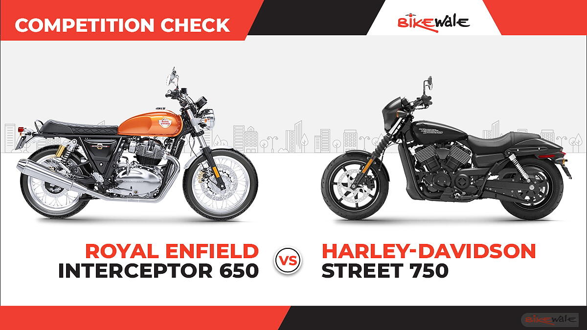 Royal Enfield Interceptor 650 BS6 vs Harley-Davidson Street 750 BS6: Competition Check