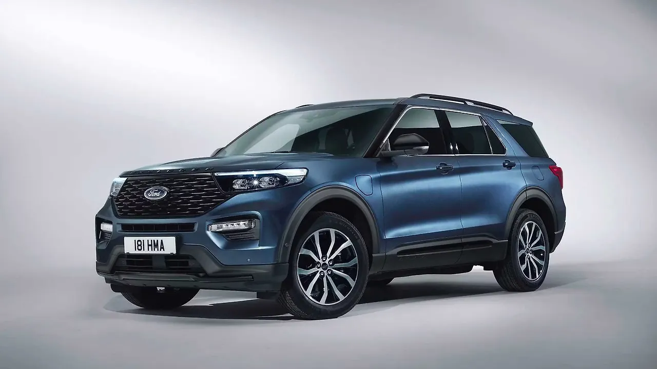 Ford Explorer Plug In Hybrid Debuts With 455bhp And 48km Electric Range Carwale