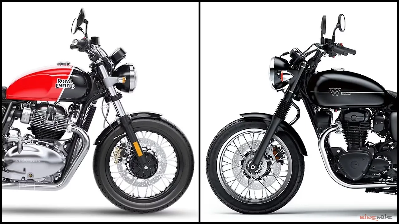 Royal Enfield Interceptor 650 BS6 vs Kawasaki W800 BS6: Competition Check Royal Enfield Interceptor 650 BS6 vs Kawasaki W800 BS6: Competition Check