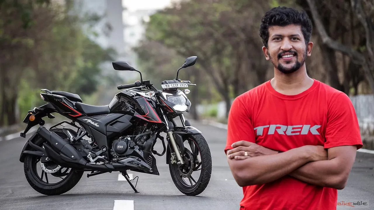 tvs bs6 apache price