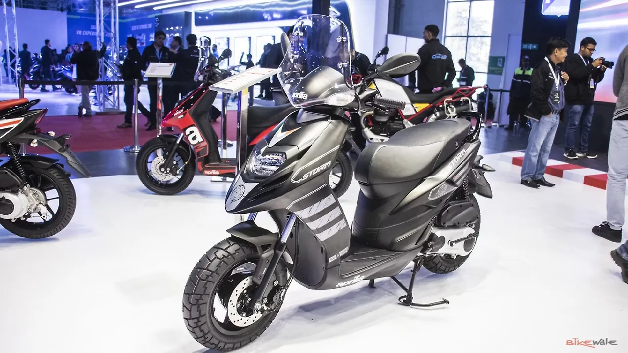 New Aprilia Storm 125 disc-brake launched at Rs 91,321 New Aprilia Storm 125 disc-brake launched at Rs 91,321