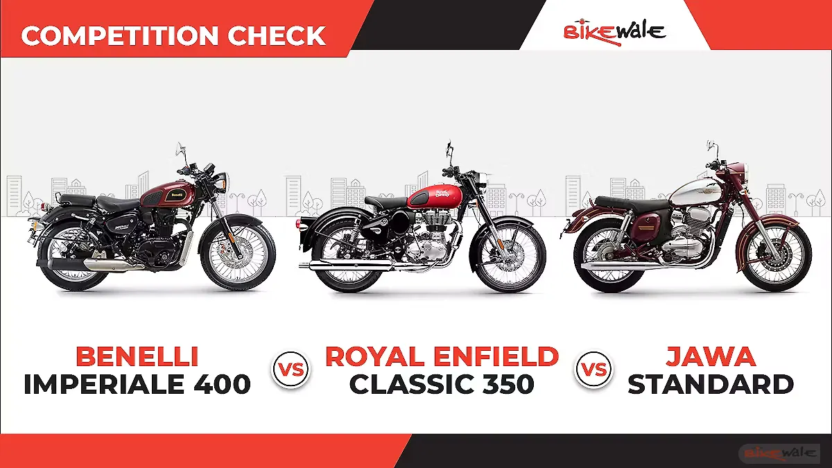 BS6 Benelli Imperiale 400 vs Royal Enfield Classic 350 vs Jawa Standard: Competition Check BS6 Benelli Imperiale 400 vs Royal Enfield Classic 350 vs Jawa Standard: Competition Check