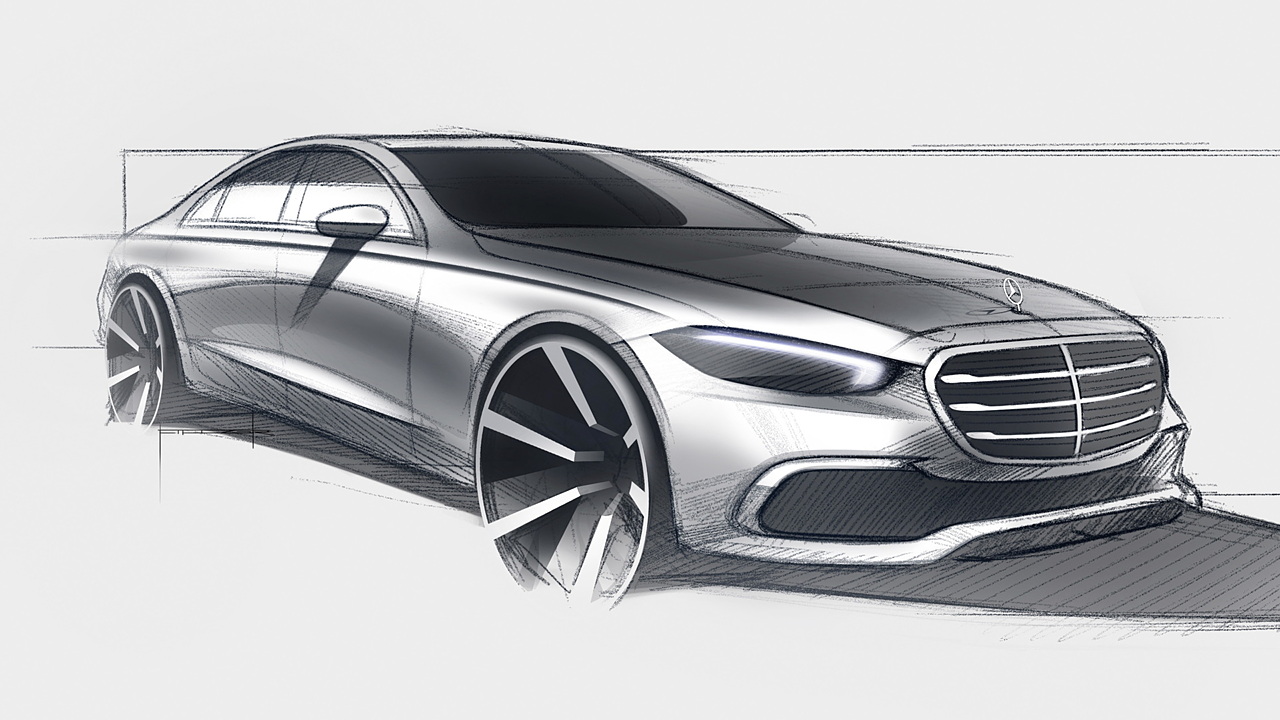 New Mercedes-Benz S-Class teased in design sketch ahead of 2 ...