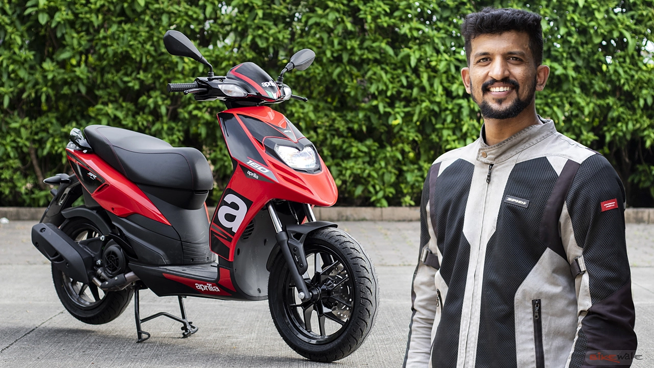 Aprilia Sr 160 Bs6 First Ride Review Bikewale