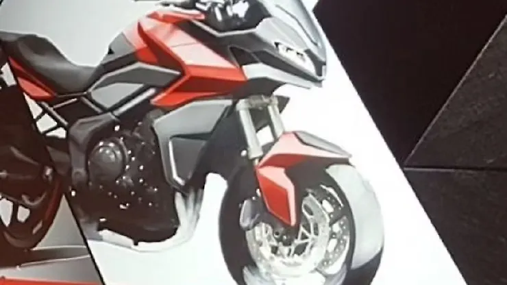 Triumph Tiger 850 Sport under development Triumph Tiger 850 Sport under development