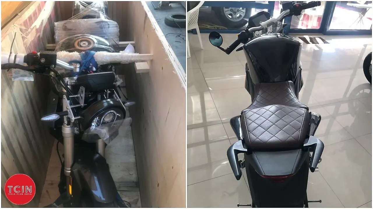 Evoke electric motorcycle spied in India for the first time Evoke electric motorcycle spied in India for the first time