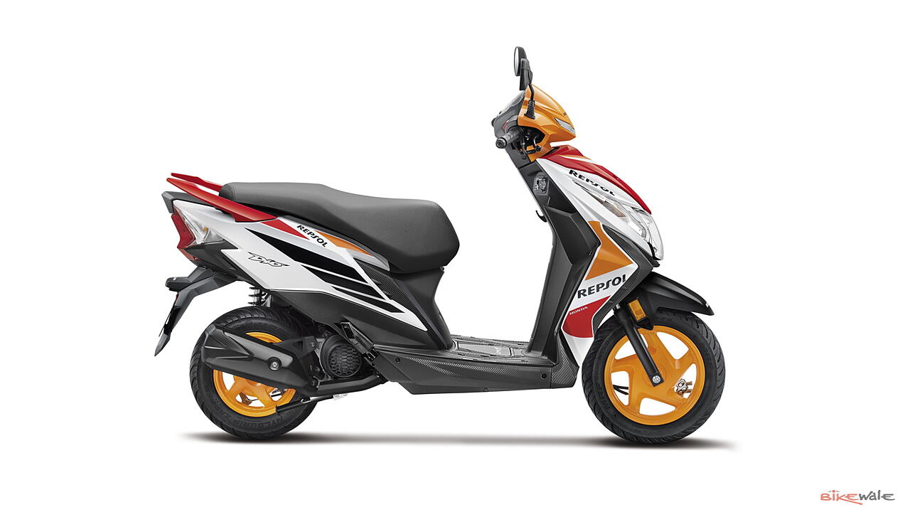 Honda Dio Repsol Limited Edition Launched At Rs 69 757 Bikewale