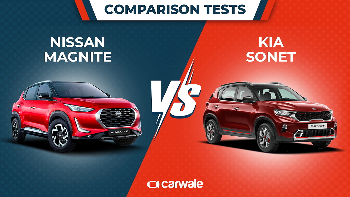 Spec Comparison Nissan Magnite Vs Kia Sonet Carwale