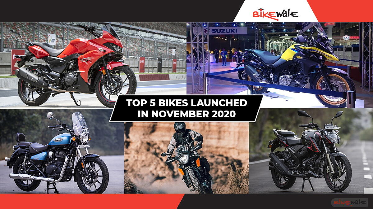 Top 5 bikes launched in November 2020 in India