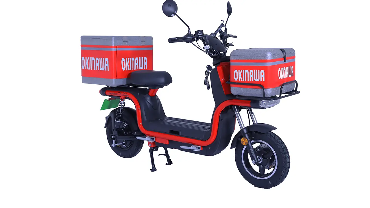 Okinawa Dual B2B electric two-wheeler launched in India Okinawa Dual B2B electric two-wheeler launched in India