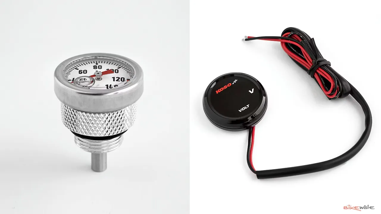 Royal Enfield Interceptor 650 JMP Oil Temperature Gauge and Koso