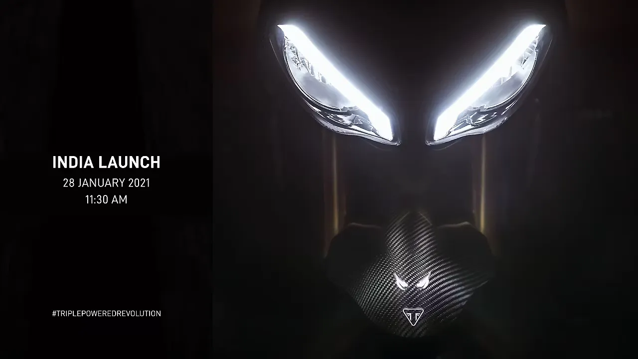 India-bound Triumph Speed Triple 1200 RS to be unveiled tomorrow India-bound Triumph Speed Triple 1200 RS to be unveiled tomorrow