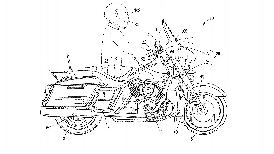 Harley-Davidson registers radar-based autonomous braking system patent Harley-Davidson registers radar-based autonomous braking system patent