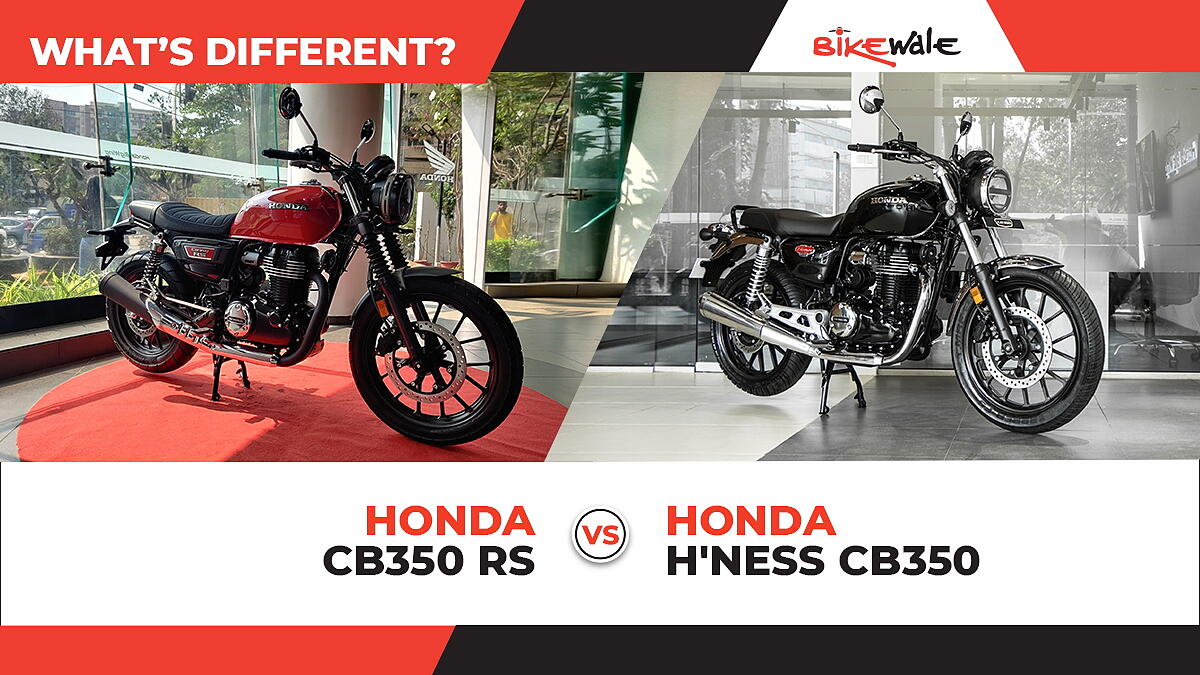 Honda Cb350 Rs Vs Honda H Ness Cb350 What S Different Bikewale