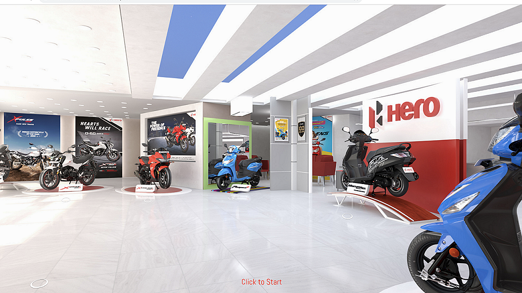 Hero MotoCorp Introduces Virtual Showroom Feature In India - BikeWale