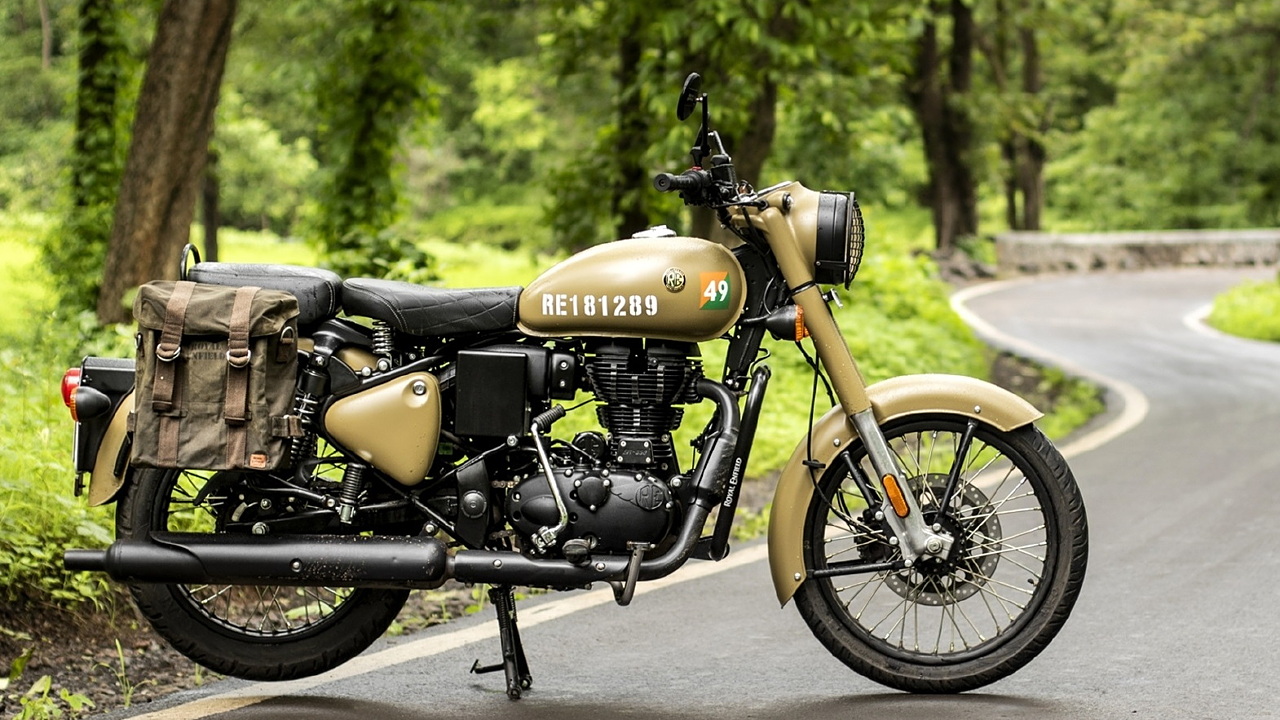 Royal Enfield Bullet electric mini motorcycle - Video