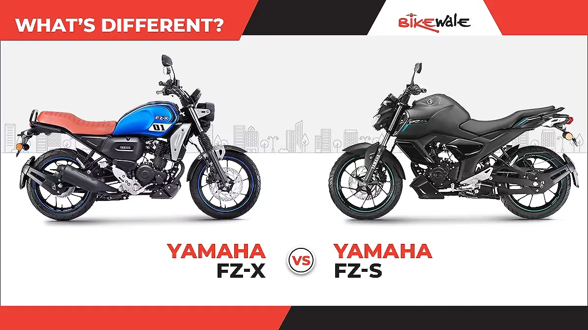 New Yamaha Fz X Vs Yamaha Fz S What S Different Bikewale