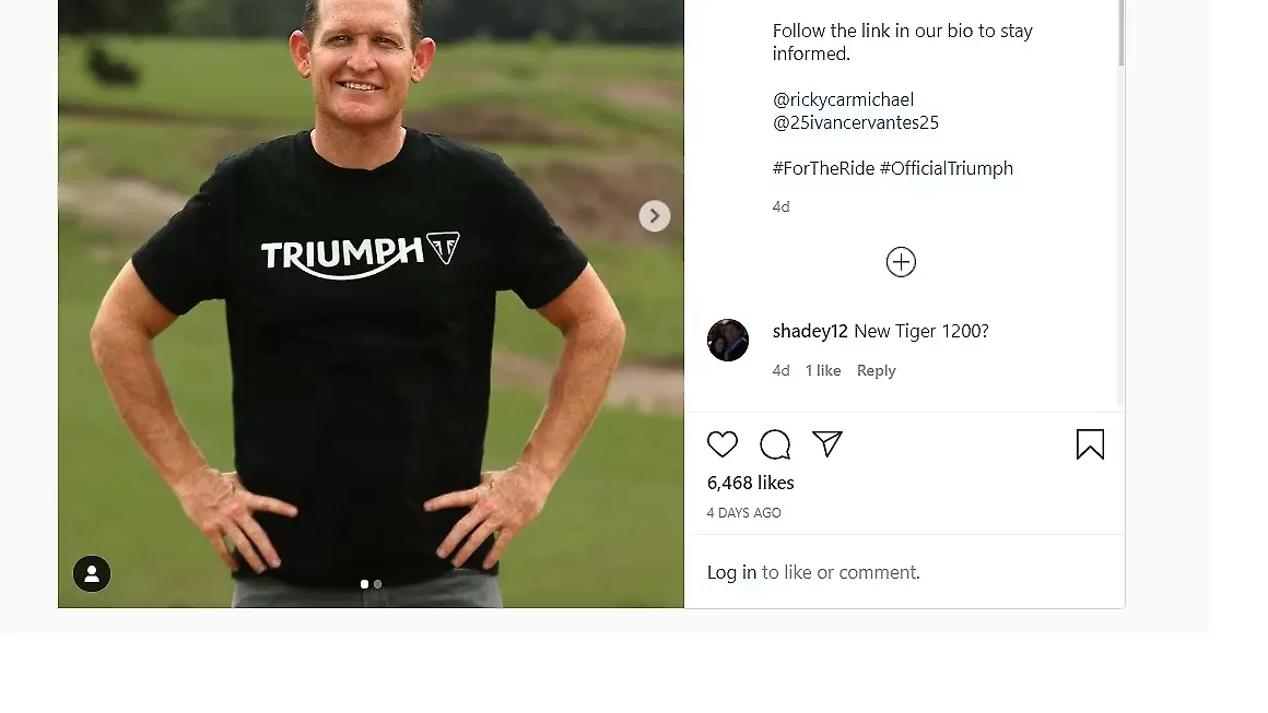 Triumph to launch dirt bikes today? Triumph to launch dirt bikes today?