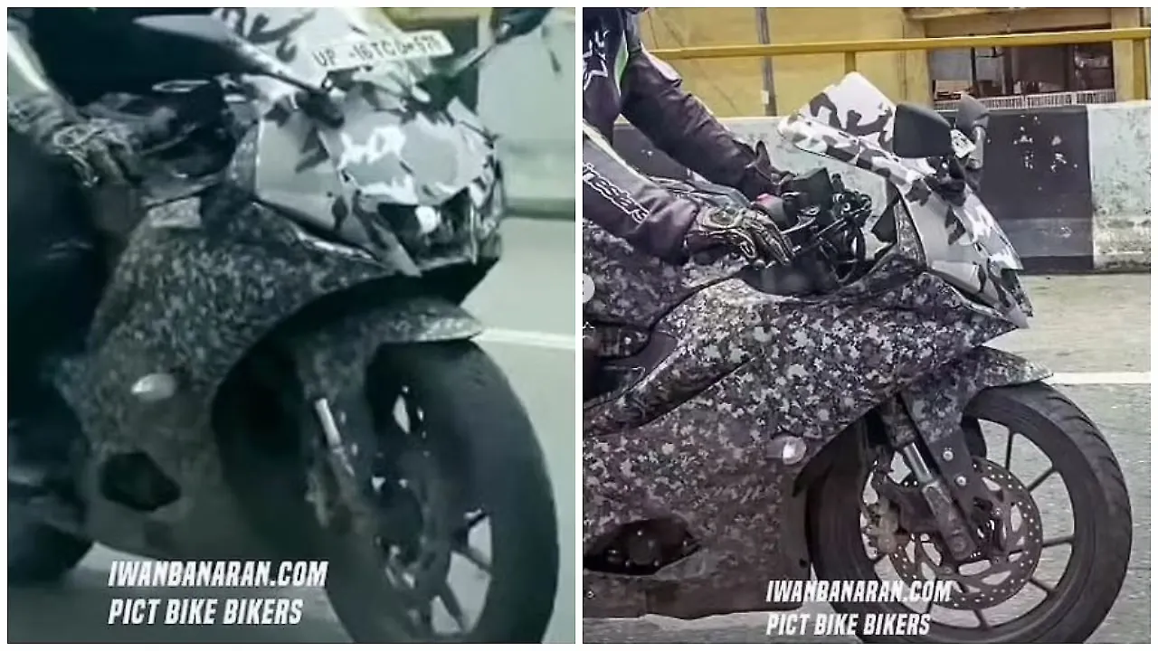 2022 Yamaha YZF R3 spotted testing in India 2022 Yamaha YZF R3 spotted testing in India
