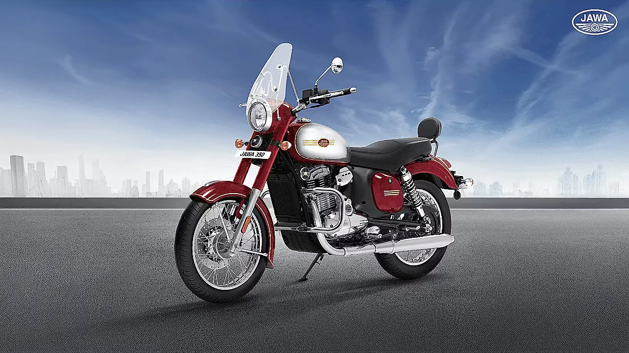 Jawa 350 — Chrome Maroon