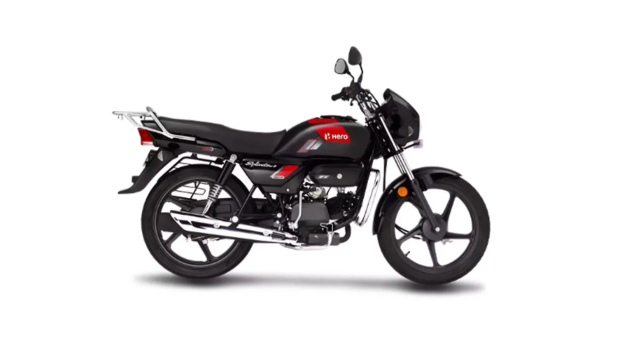 Hero Splendor Plus Xtec — Red Black