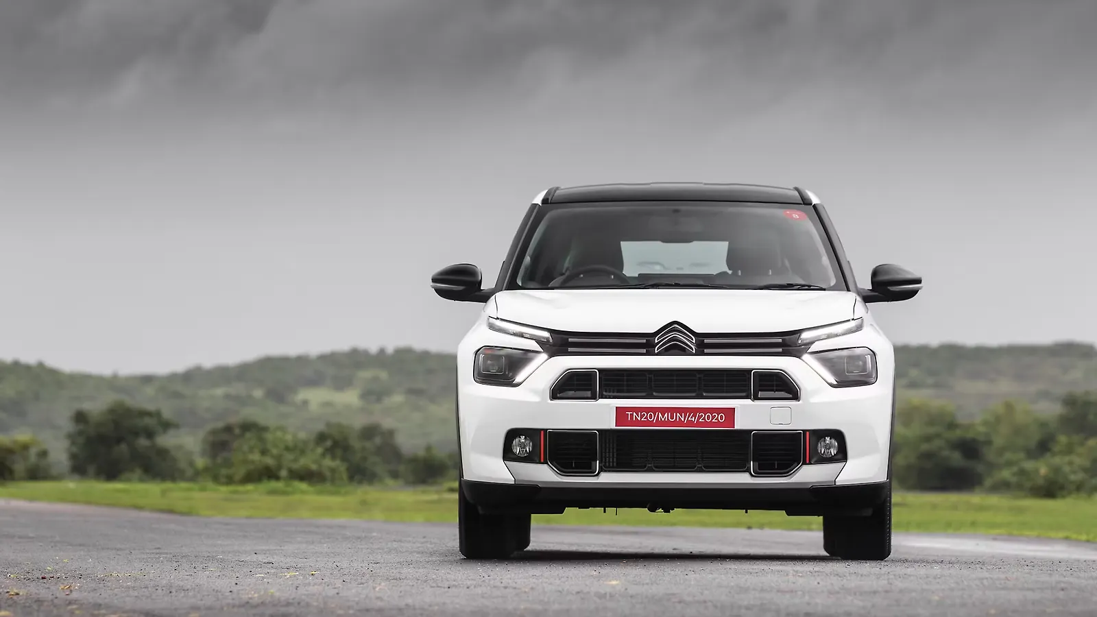 Citroen Basalt Front View Citroen Basalt Front View