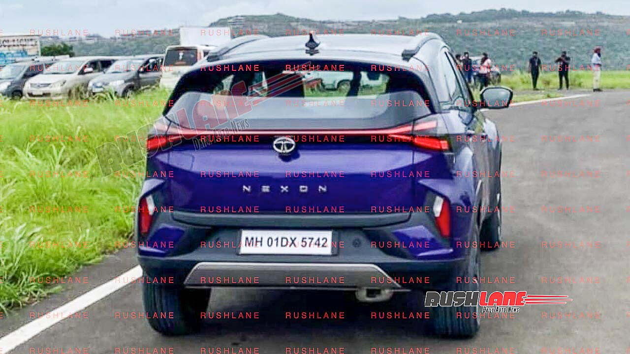 Upcoming Tata Nexon facelift full exterior leaked - CarWale