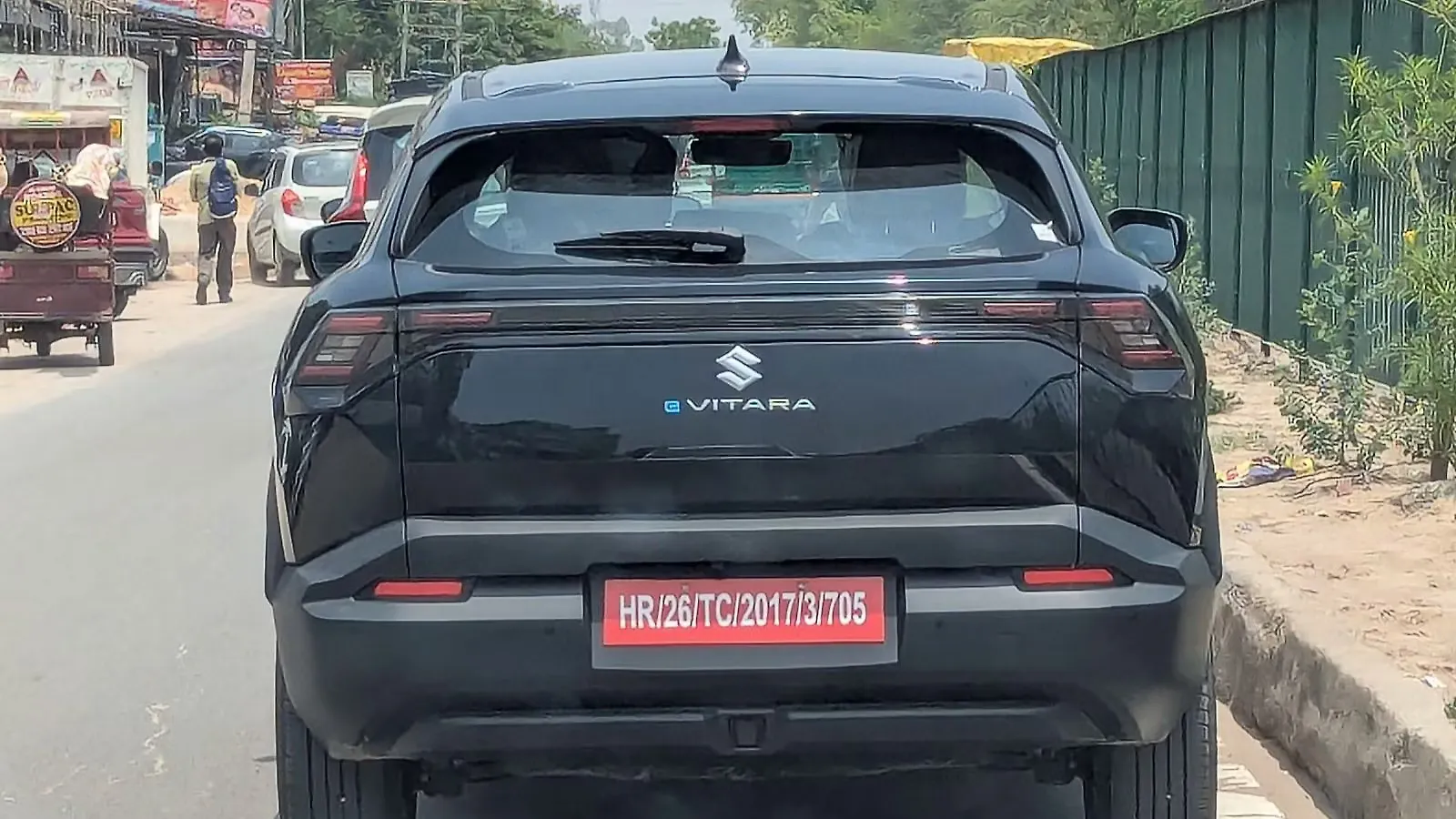 Maruti Suzuki e-Vitara rear view