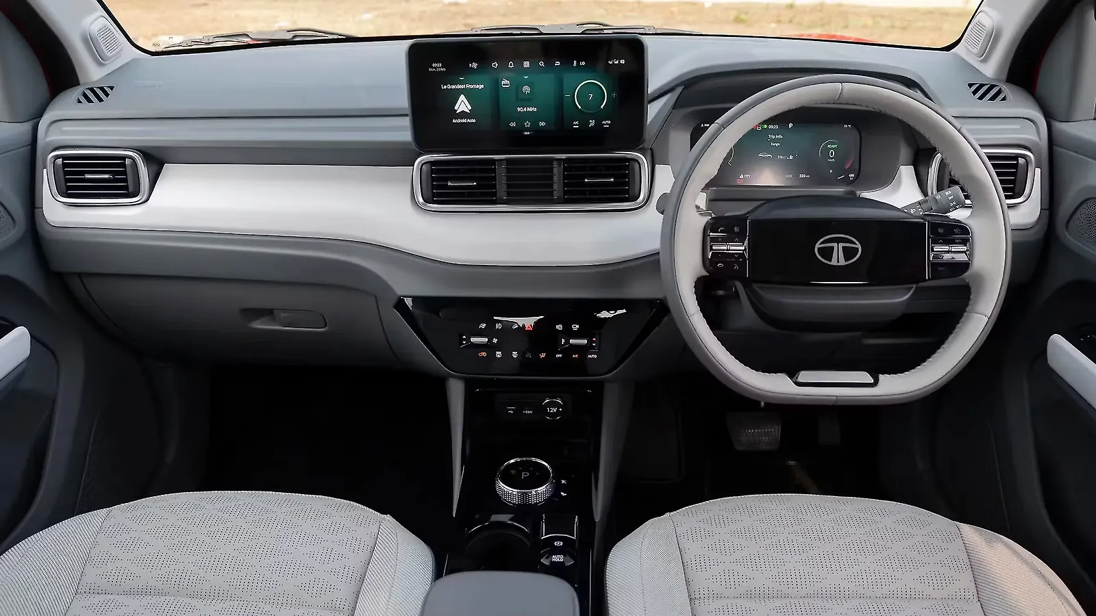 Tata Punch EV Dashboard