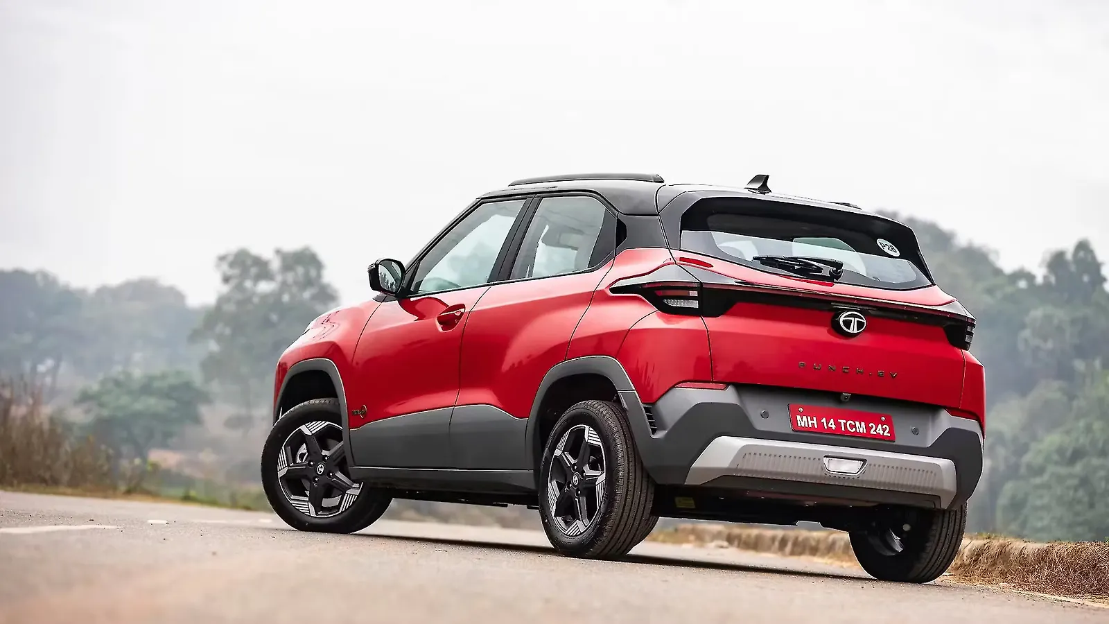 Tata Punch EV Left Rear Three Quarter