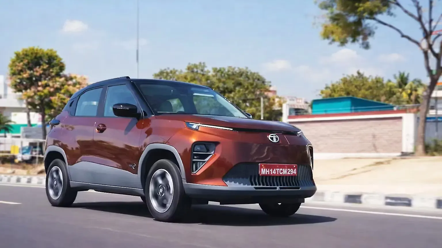 Tata Punch EV Right Front Three Quarter