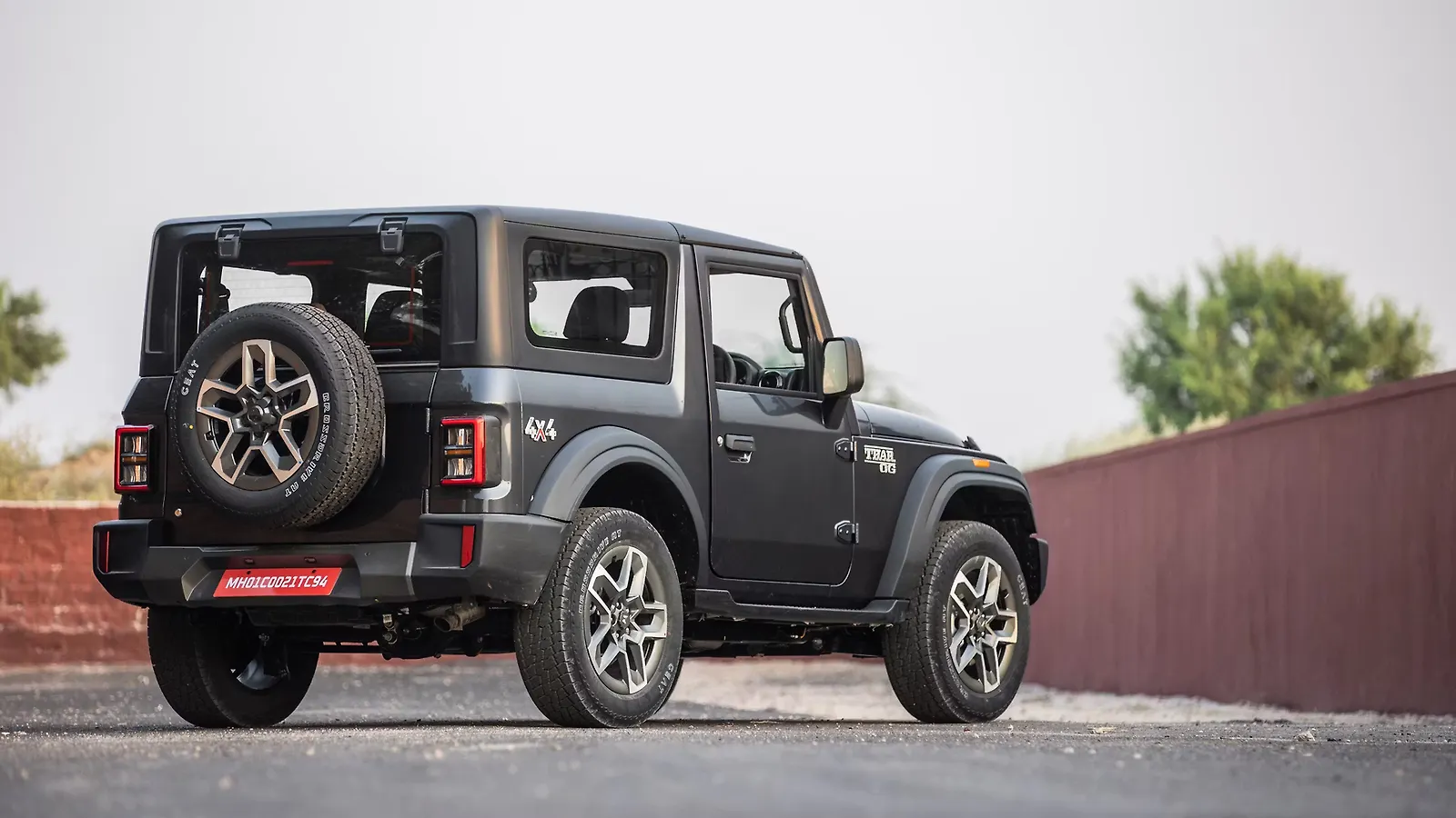 Mahindra Thar OG Right Rear Three Quarter Mahindra Thar OG Right Rear Three Quarter