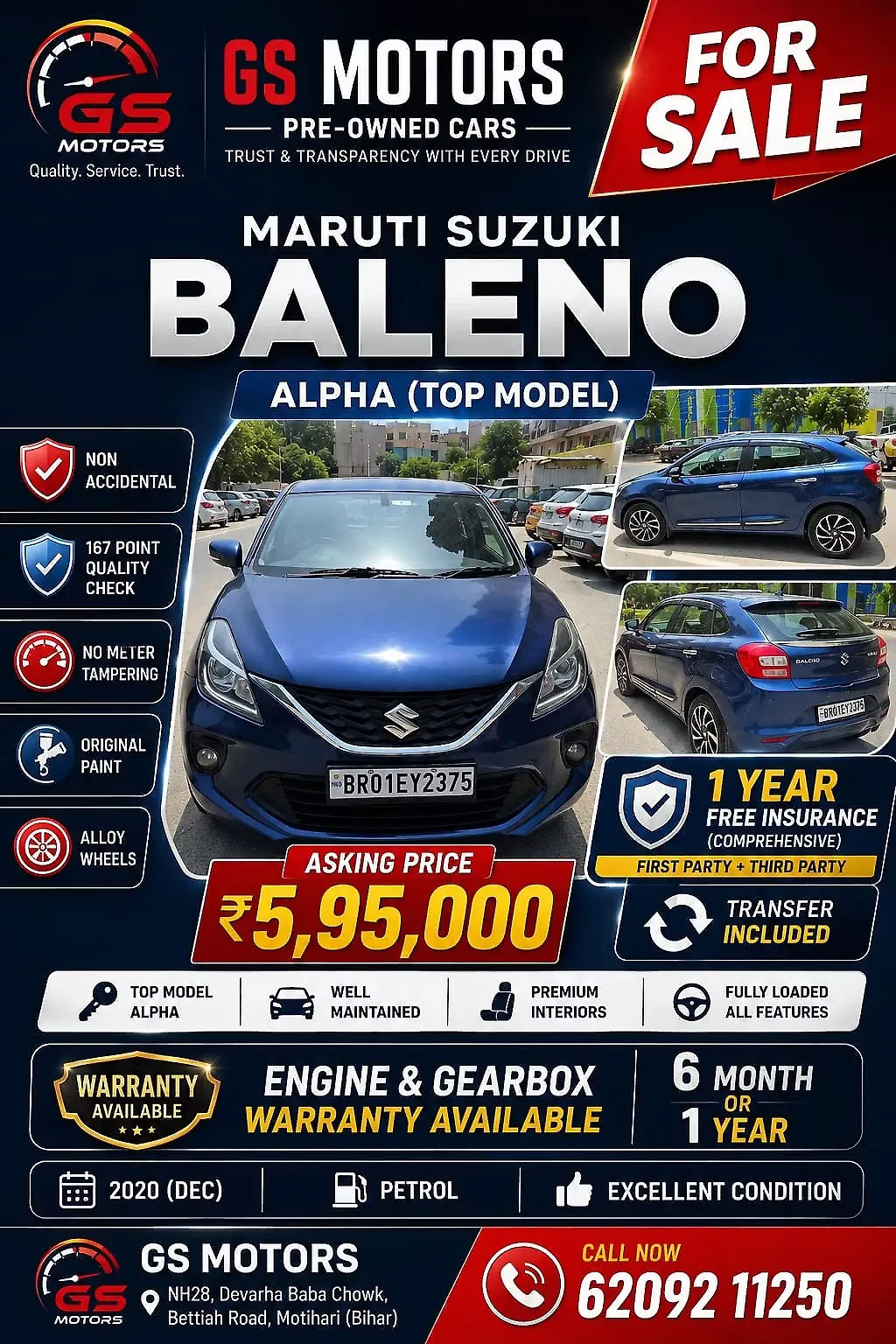 2020 Maruti Suzuki Baleno Alpha 1