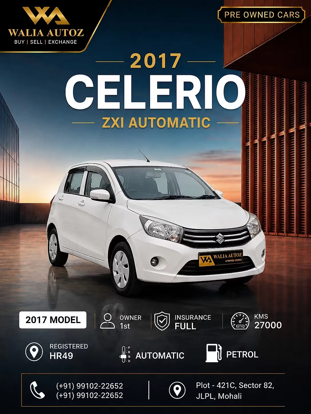 2017 Maruti Suzuki Celerio ZXi AMT [2017-2019] 1