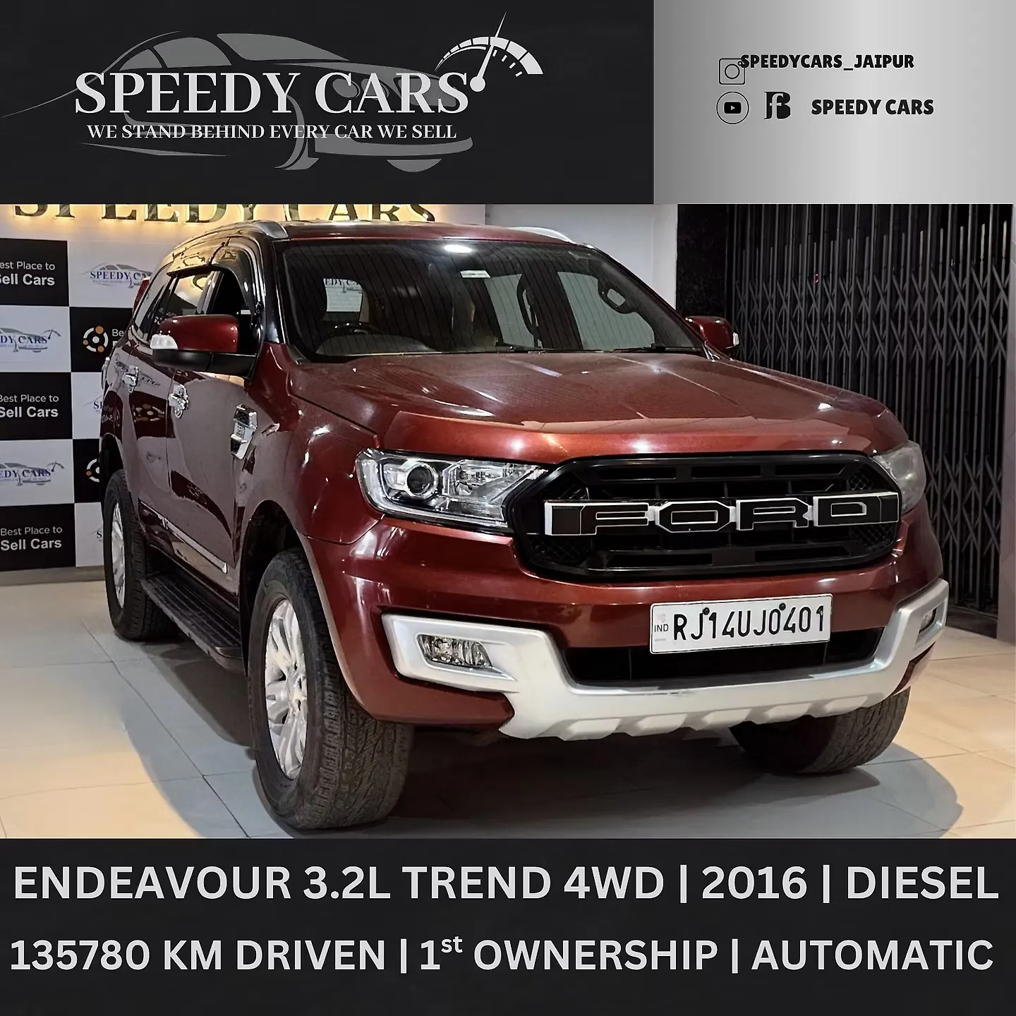 2016 Ford Endeavour Trend 3.2 4x4 AT 1