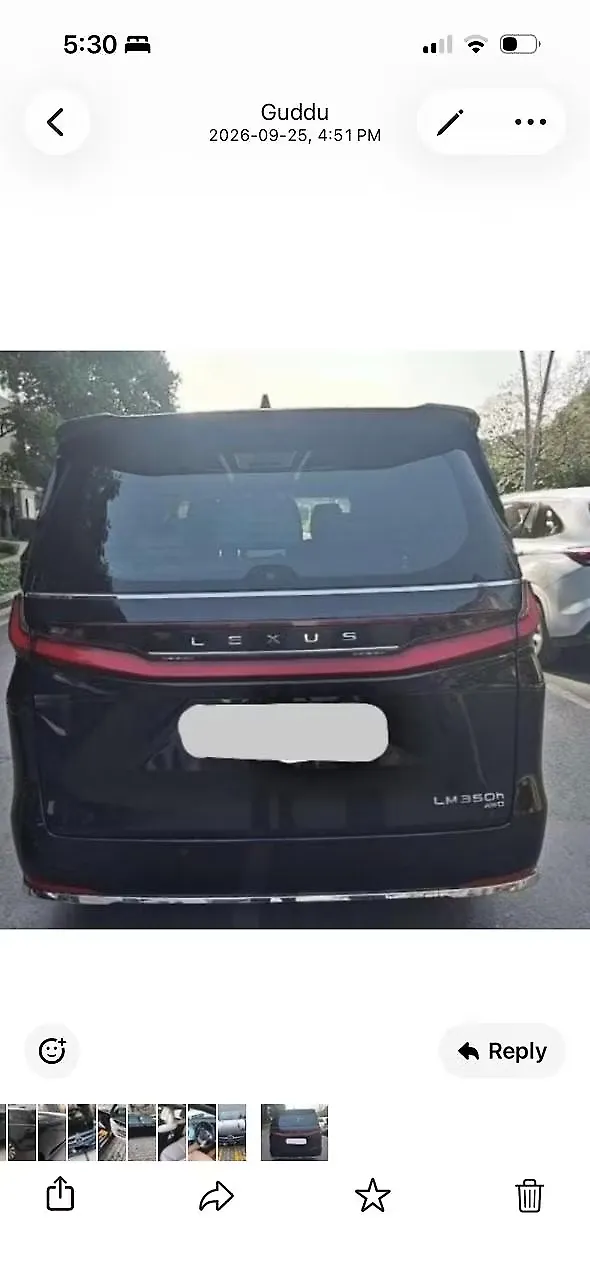 2026 लेक्सस LM 350H 7 सीटर वीआईपी 1