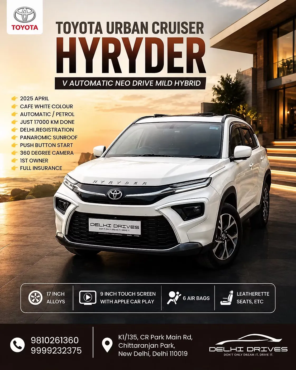 2025 Toyota Urban Cruiser Hyryder V NeoDrive [2023-2025] 1