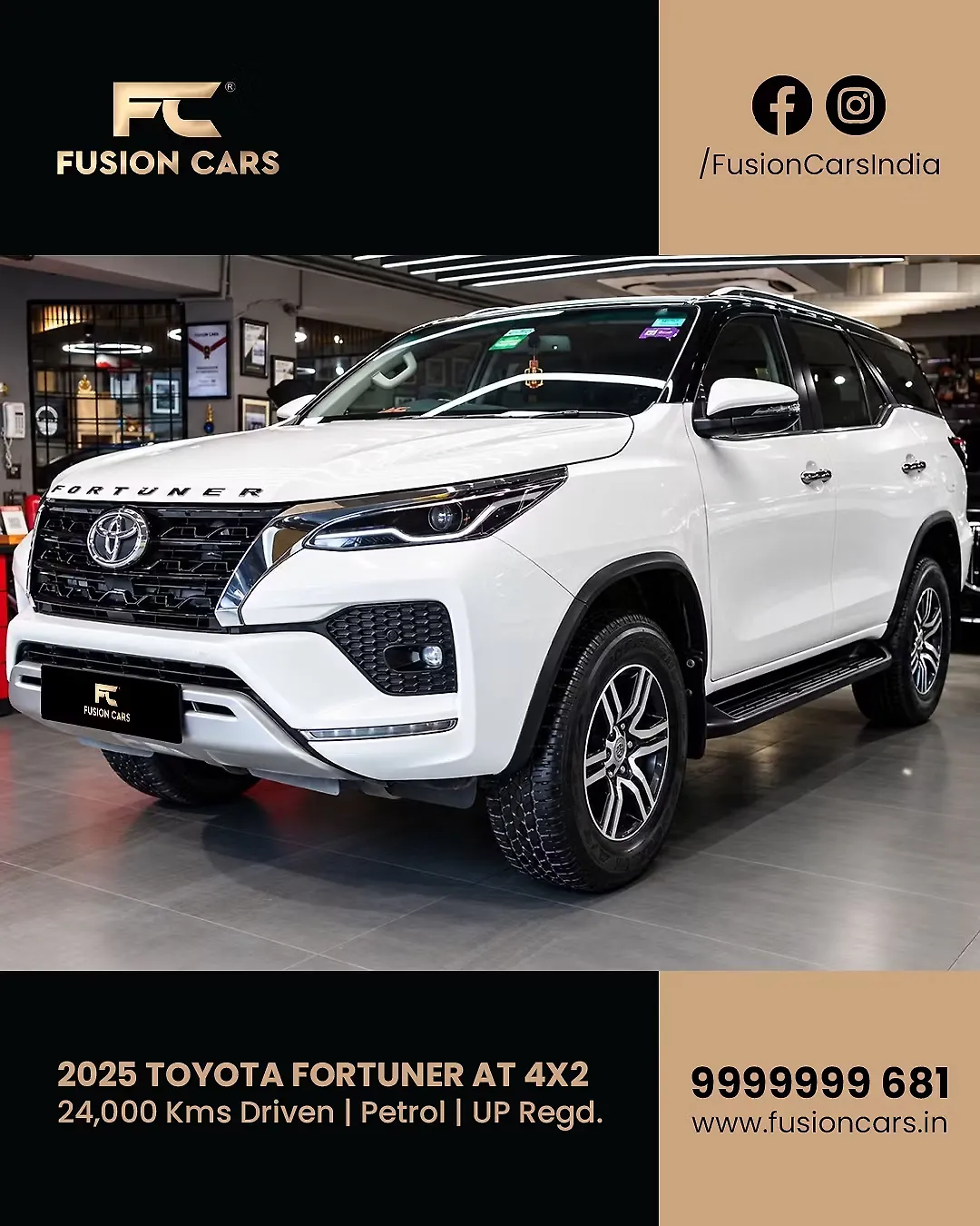 2025 Toyota Fortuner 4x2 2WD Petrol 2.7L Automatic 1