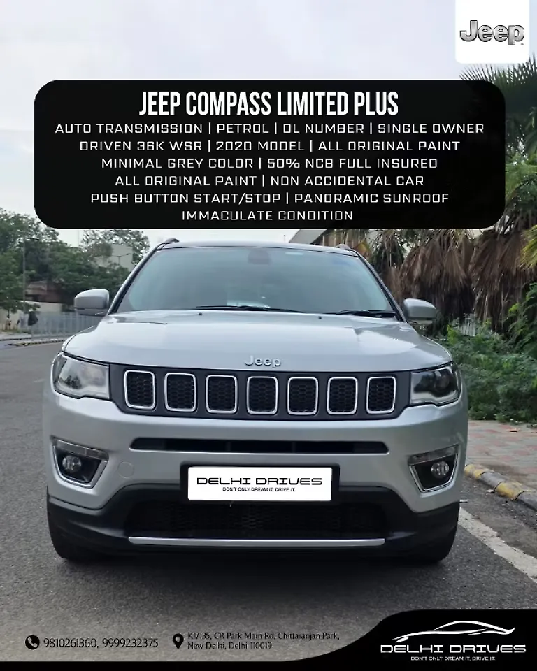 2020 Jeep Compass Limited Plus Petrol AT 1