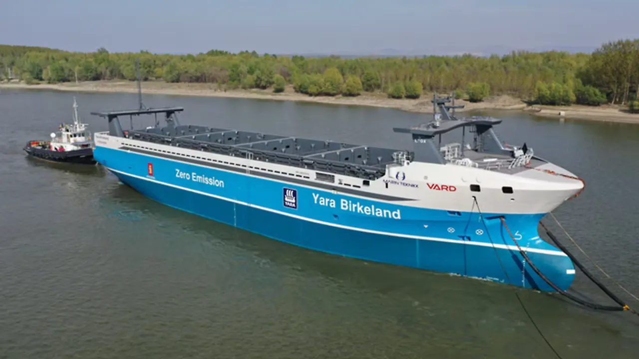 Yara Birkeland Electric Ship Yara Birkeland Electric Ship