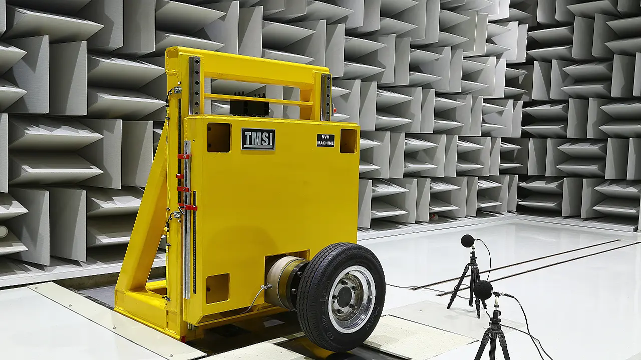 Semi-anechoic chamber at JK Tyre