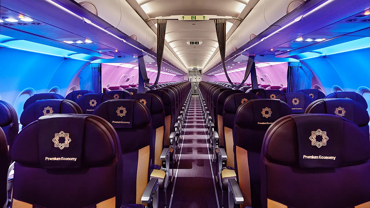 Vistara A320 NEO Cabin