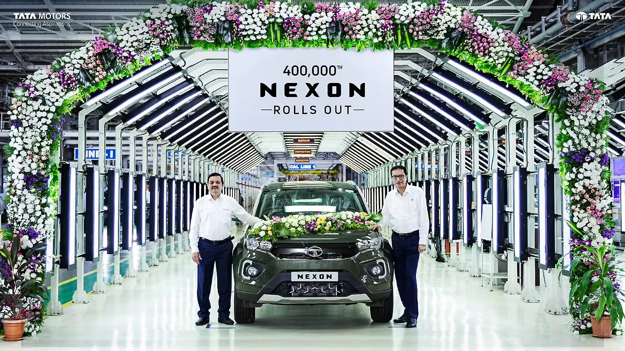 Tata nexon 400,000th Unit Rolled Out Tata nexon 400,000th Unit Rolled Out