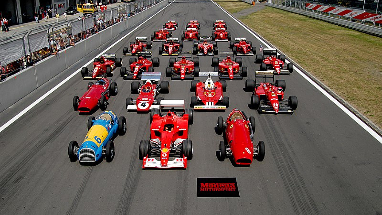 Ferrai F1 Cars Over The Generations