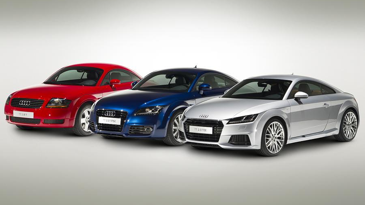 Audi TT Three Generations