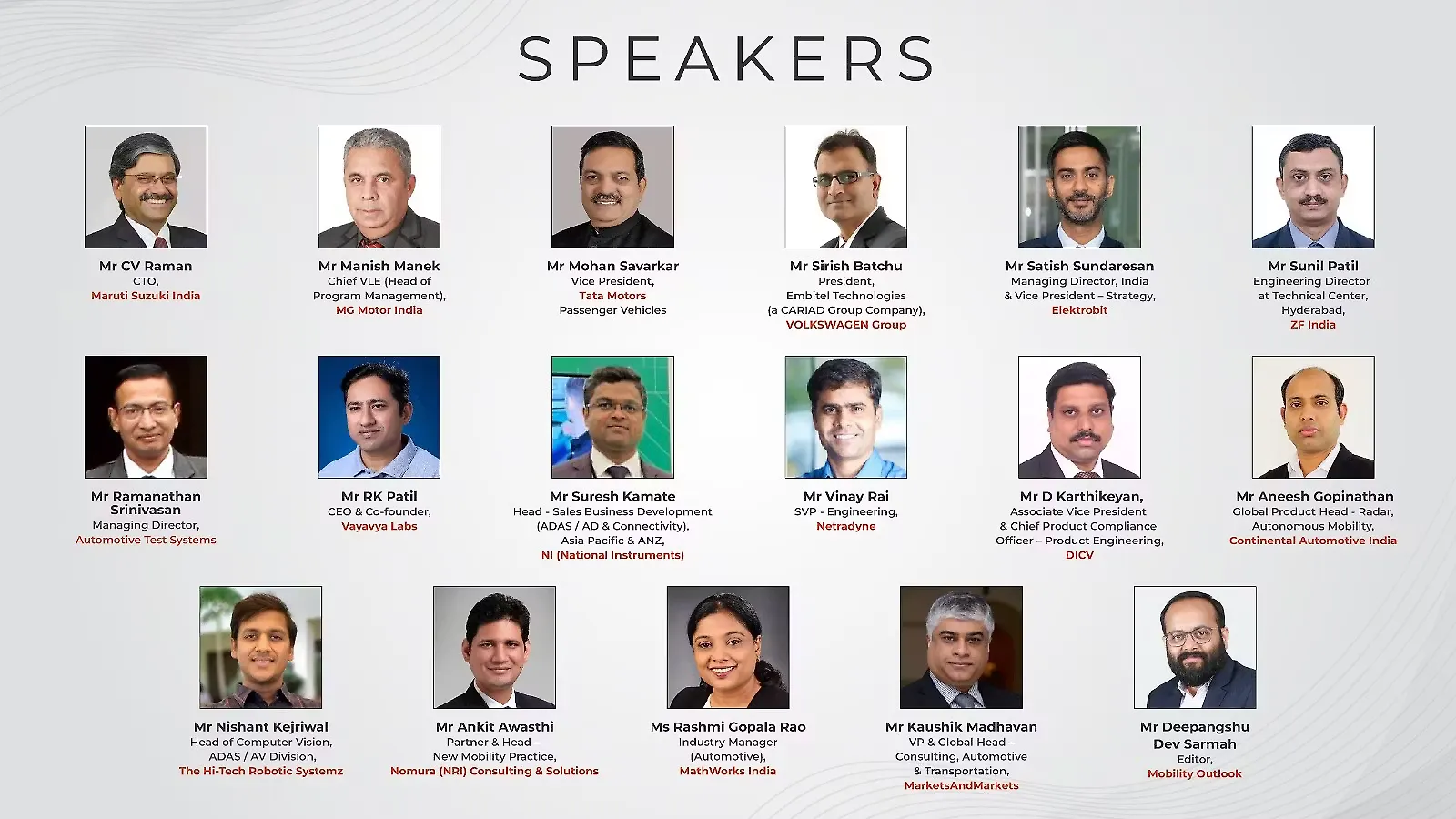 Speakers Speakers