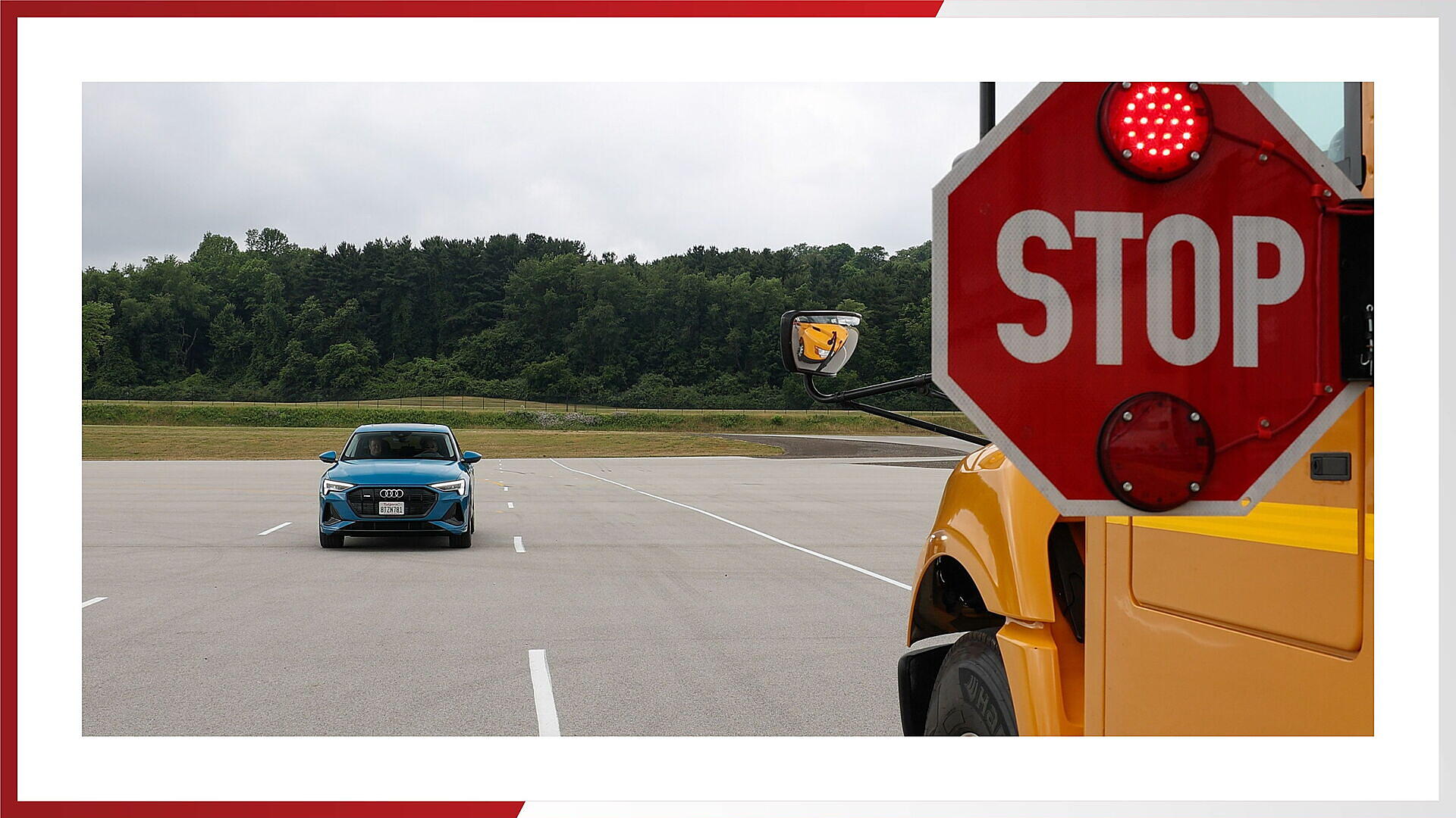 Audi, Navistar Make School Bus Stops Safer