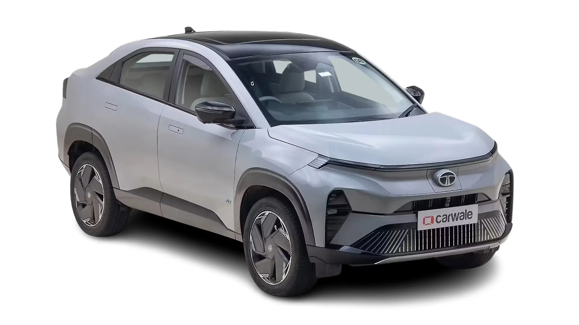 Tata Curvv EV front three-quarter