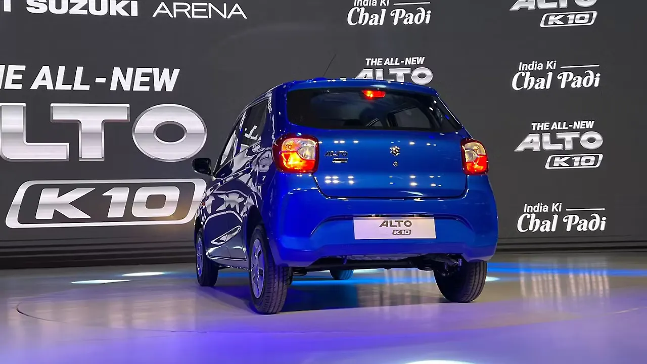 Alto K10 Rear Profile