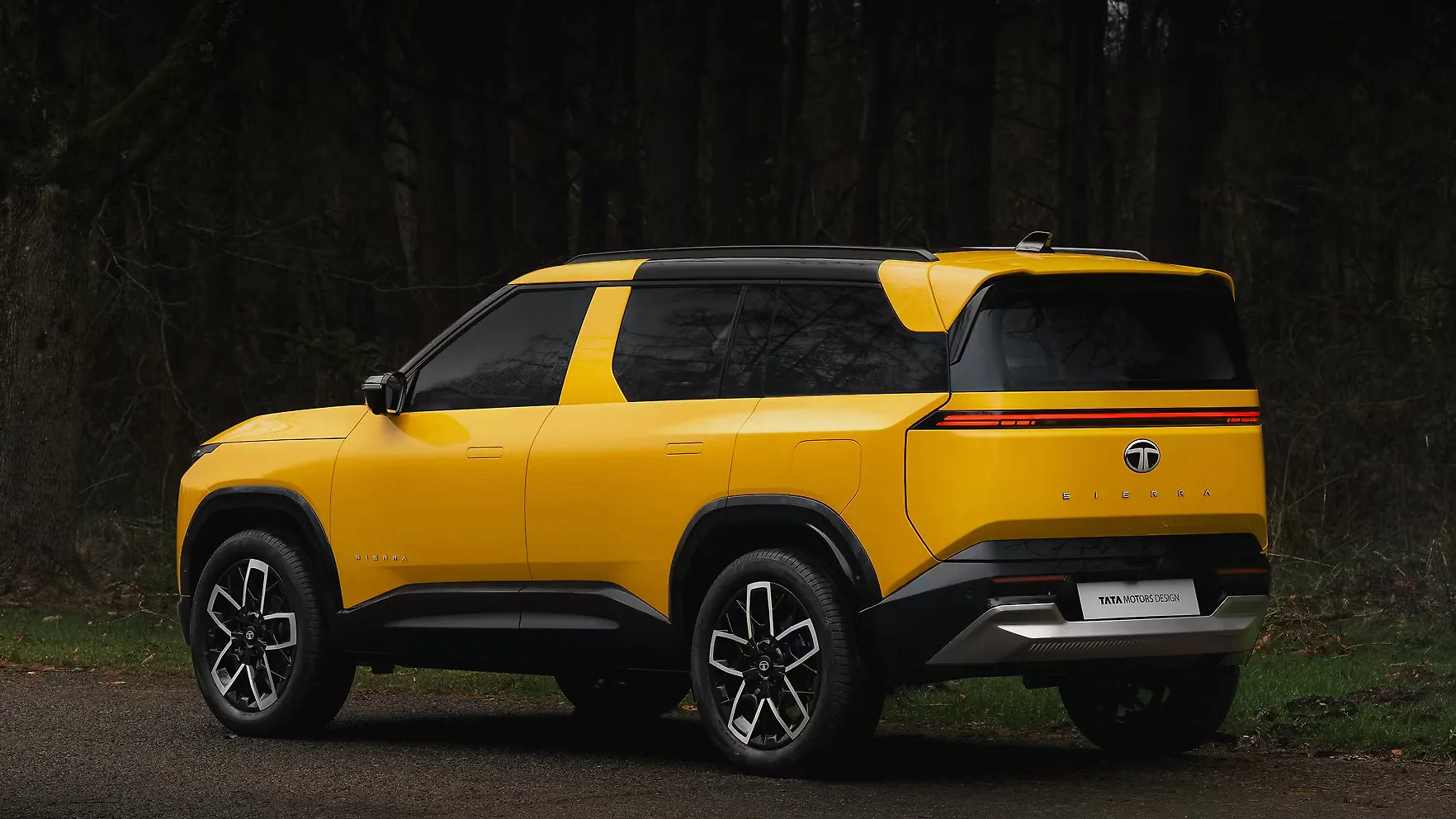 New Tata Sierra rear view